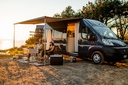 Fiamma F80S Çatı Tipi Tente Siyah Kasa 4,5 m Gri Kumaş - 4