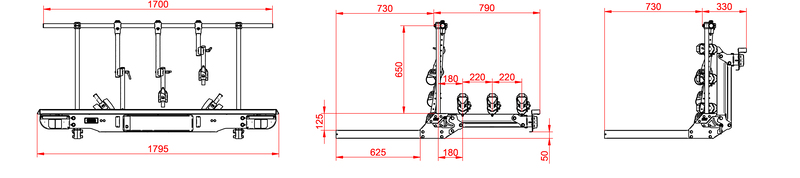 VELO 2 Bisikletli Arka Taşıyıcı - 2