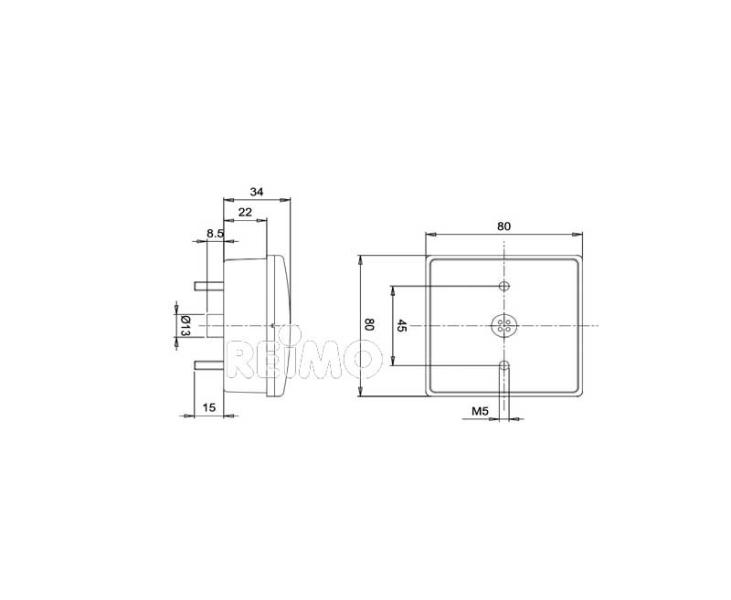 LED Sinyal Kat 2a 5W Şeffaf - 2