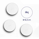 SILWY Nano Jel Ped, 4'lü Set, Ø6,5 - 3