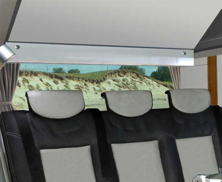 Ford Transit kısa şasi Custom tavan yatak sistemi, ön yüksek