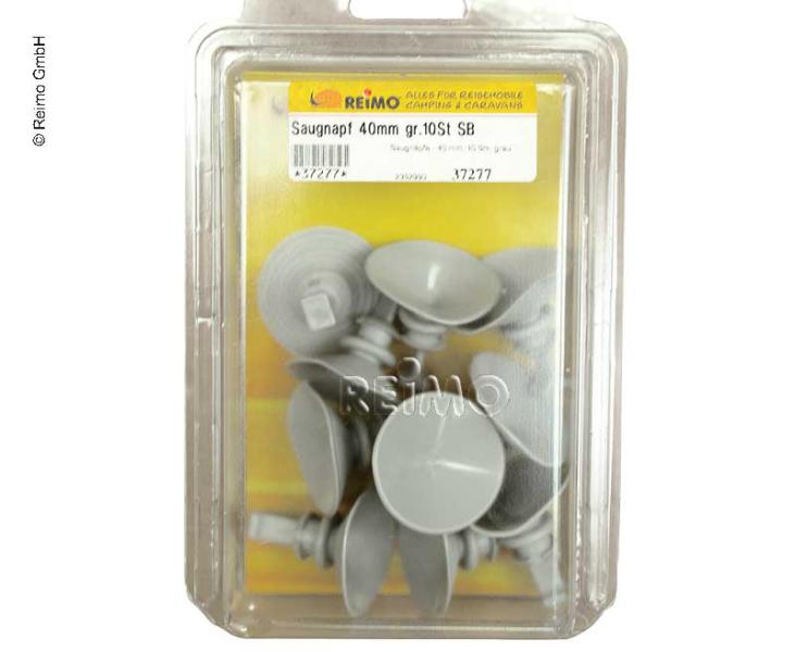 Saugnapf Ø40mm grau 10St -> Vantuz Ø40 mm Gri 10'lu Paket