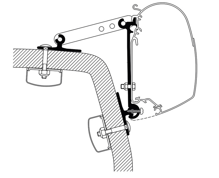 Thule Duvar Adaptörü 3'lü Set