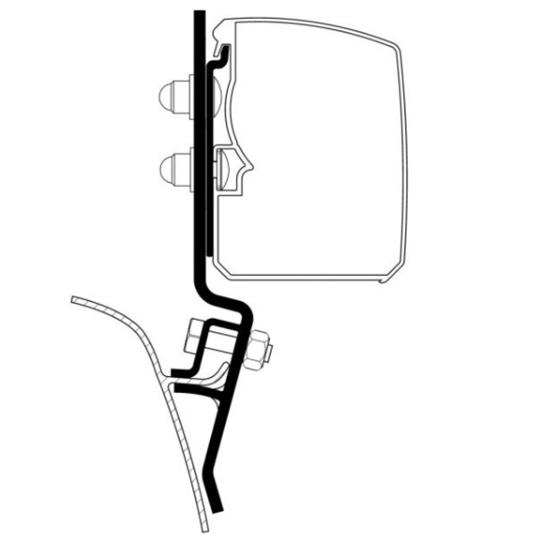 VW T2/T3 Tente Adaptörü