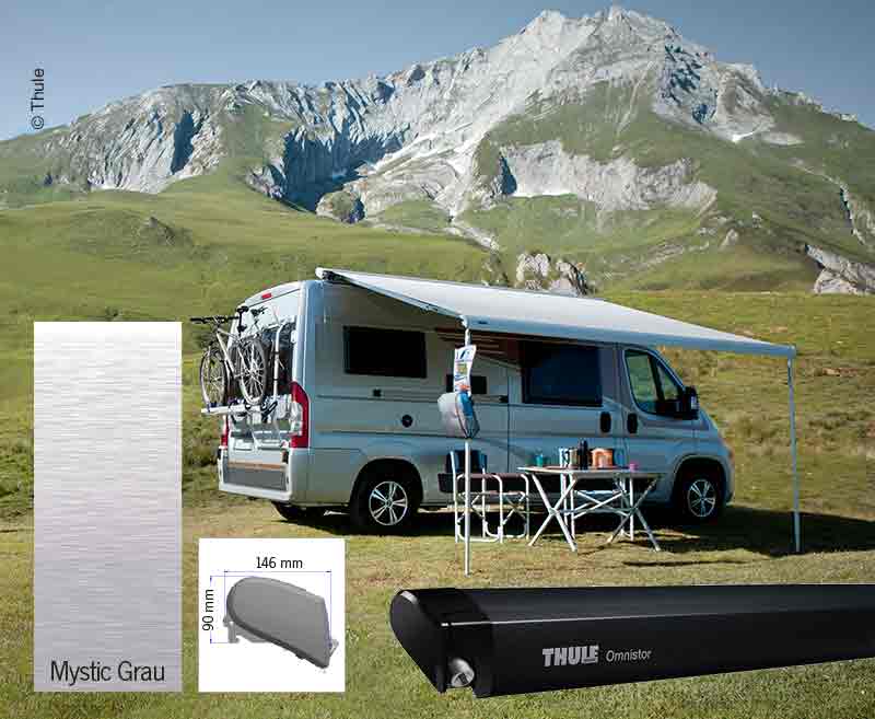 Thule Omnistor 6300 Antrasit 4 m Ducato 07 Mystic Grey