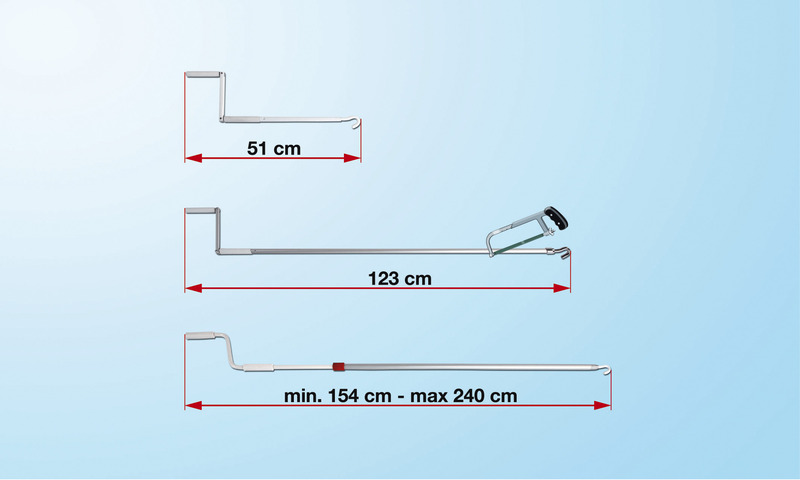 Kısa Tente Kolu 51 cm