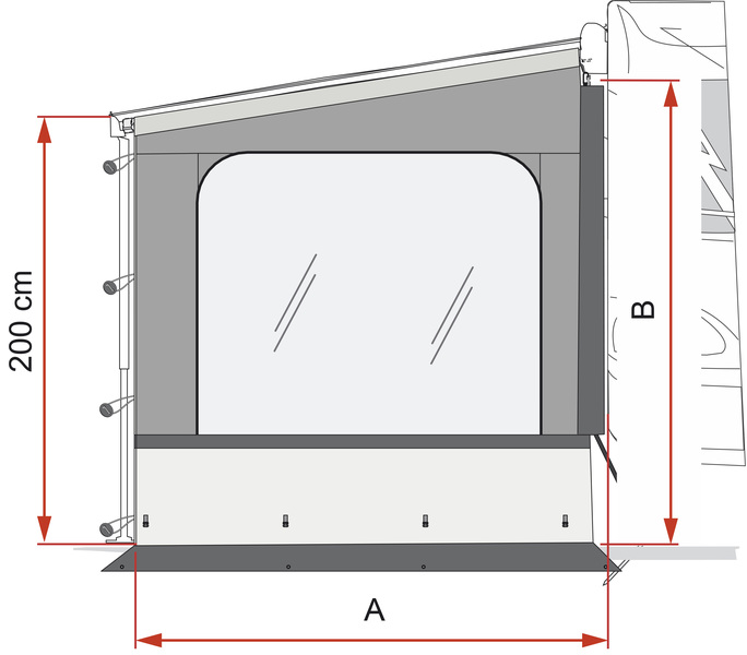 F65 Ducato için Pencereli Yan Panel
