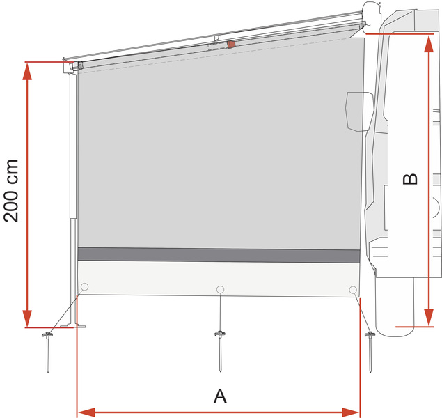 F45s için Yan Panel 190 cm