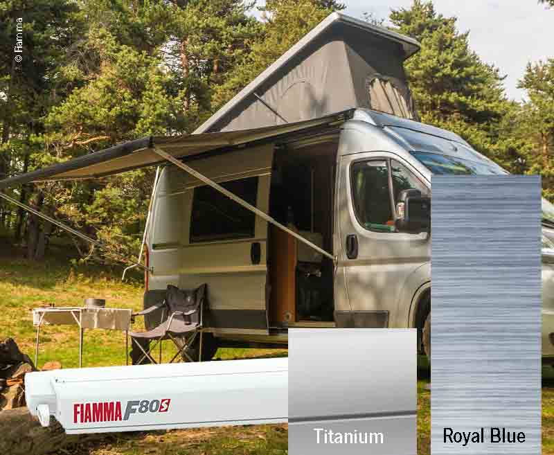 Fiamma F80S Çatı Tipi Tente Gümüş Kasa 4,25 m