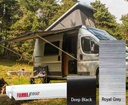 Fiamma F80S Çatı Tipi Tente Siyah Kasa 2,9 m Gri Kumaş