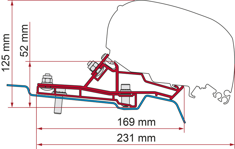 Fiamma Adaptör Ford Transit Van H2L3
