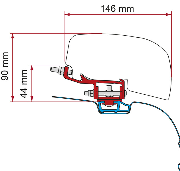 Adaptör F40van VW T6 DB