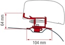 Adapter F40Van PSA black