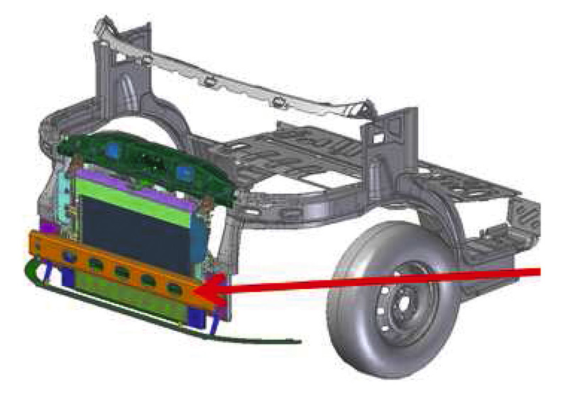 Anbausatz Kurze Crashbox
