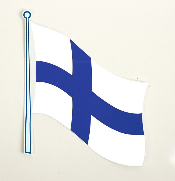 Finlandiya Bayrağı Etiketi