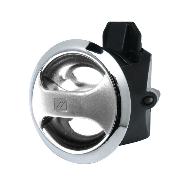 Döner Push-Lock Siyah / Saten