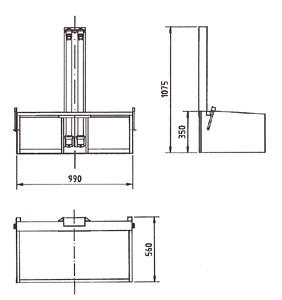3 Nokta Emniyet Kemerli İskelet 990 mm