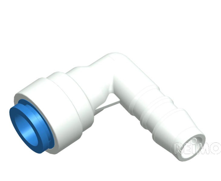 Dirsek Bağlantı Mavi 10 mm
