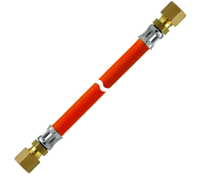 Marine Gaz Hortumu 2xRVS 8, 400mm