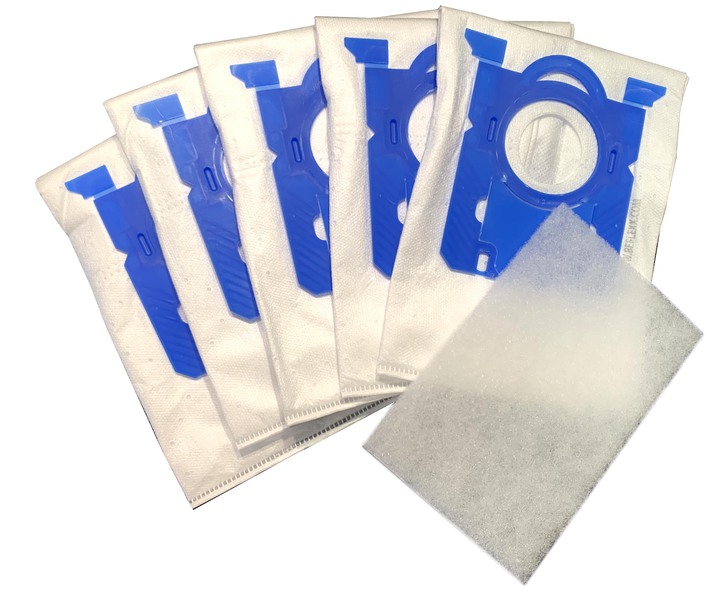Elektrikli Süpürge Torbası 5'li + Filtre