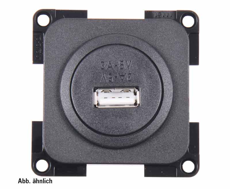 USB Şarj Prizi Siyah (Dökme)