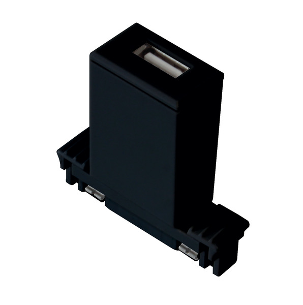 Raylı Sistem için USB Portu (Siyah)