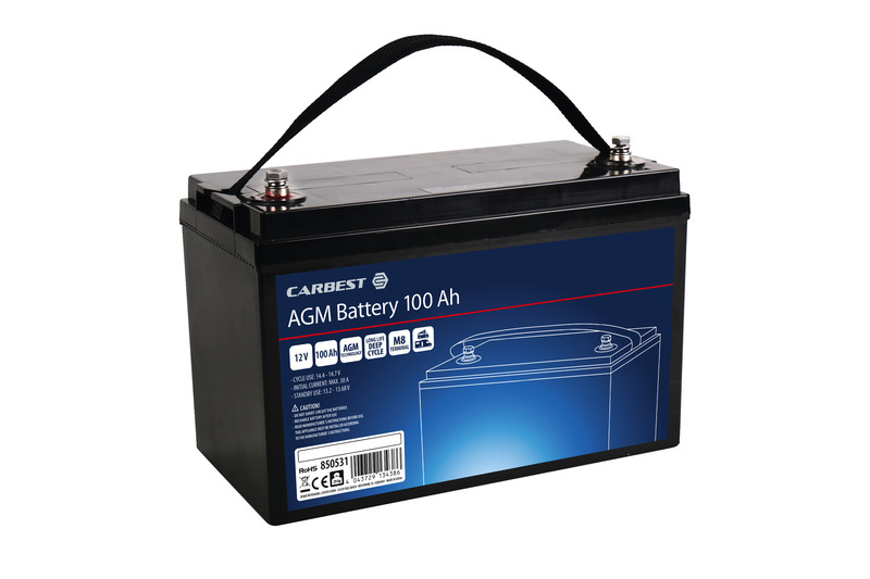 Carbest AGM Akü 100Ah