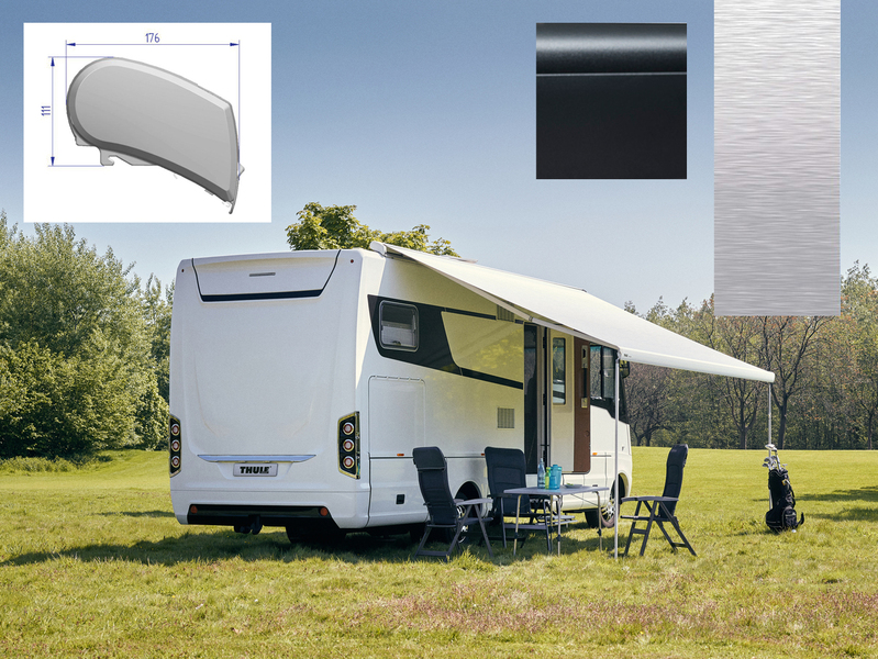 Thule 9200 Motorlu Tavan Markizi 6m (230V, Mystic Grey)