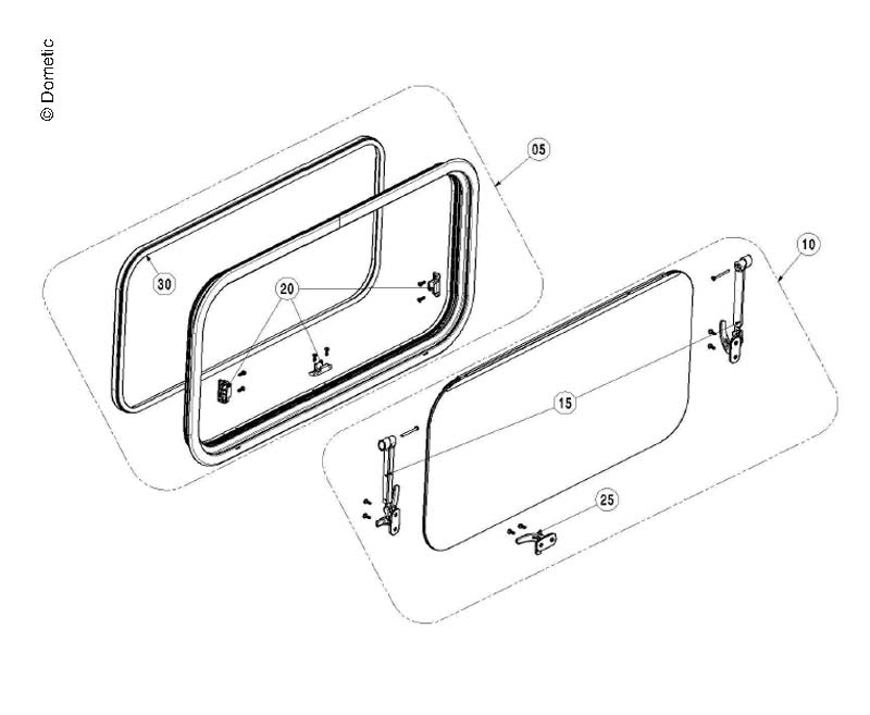Dışa Açılır Pencere S7P 800x510