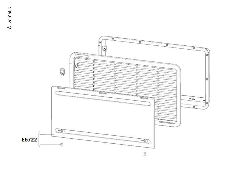 Kışlık Havalandırma Kapağı LS330 Gri