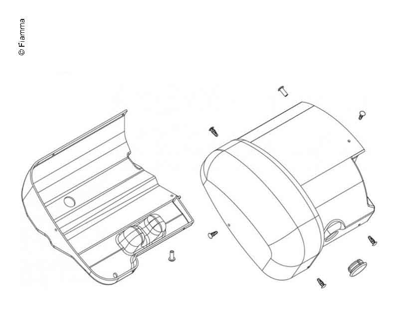 F65S Motor Kiti Kapağı Beyaz