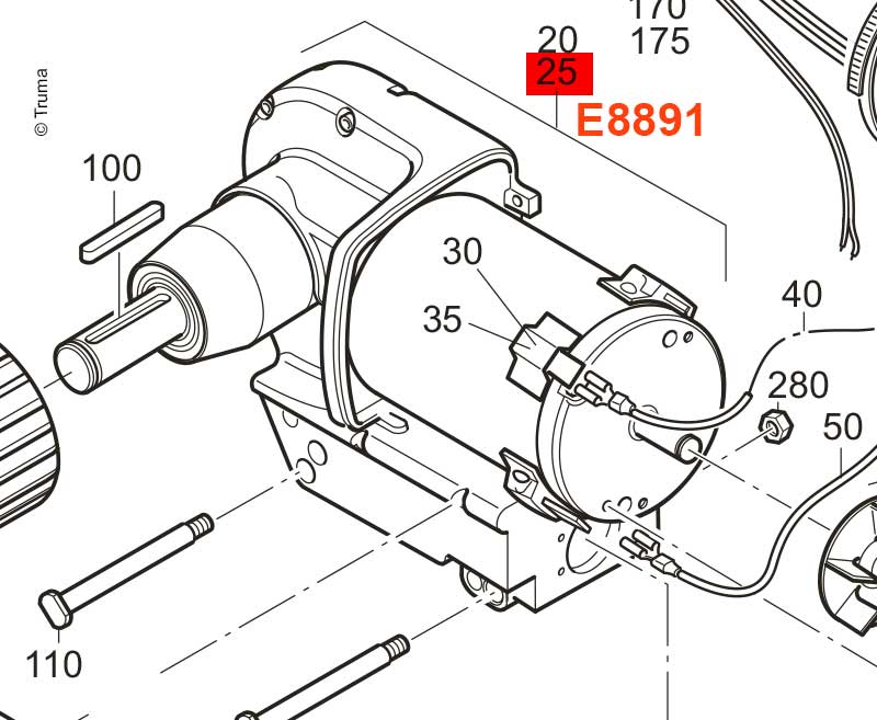 Motor / Dişli Kutusu 'B' SE R TER