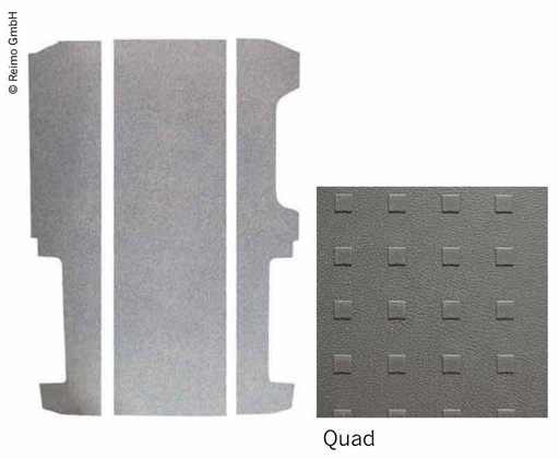 [REIMO-10533] Taban plakası T5 kısa şasi 826, 3 parça, Quadro