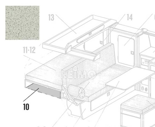 [REIMO-13207015] VWF80 Motosiklet Kutusu Granit