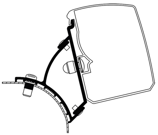 [REIMO-42690] Thule 3200 VW T5/T6 Adaptörü
