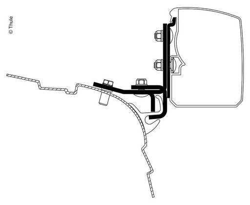 [REIMO-42697] Thule 3200 T5/T6 Çoklu Ray Adaptörü