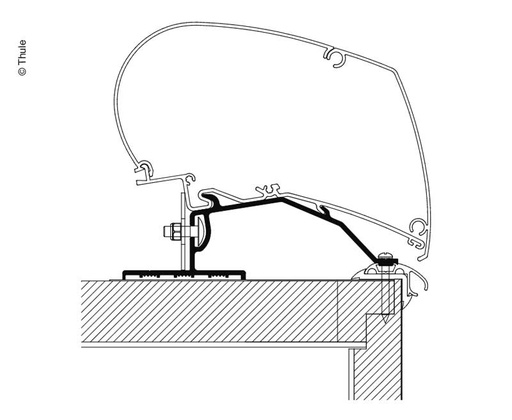 [REIMO-43146] Omni.Car.Roof Adapter 6m