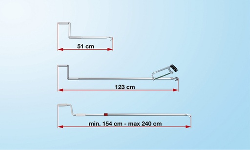 [REIMO-43358] Teleskopik Tente Kolu
