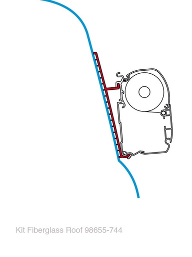[REIMO-43460] Fiberglas Çatı Tente Adaptörü