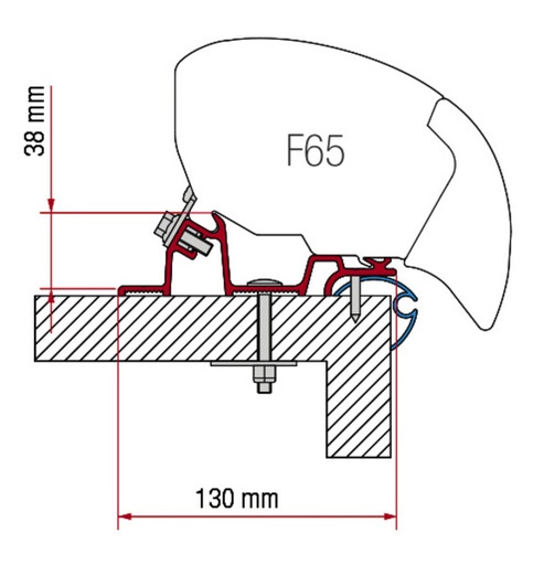 [REIMO-434643] Standart Karavan F65 Adaptörü