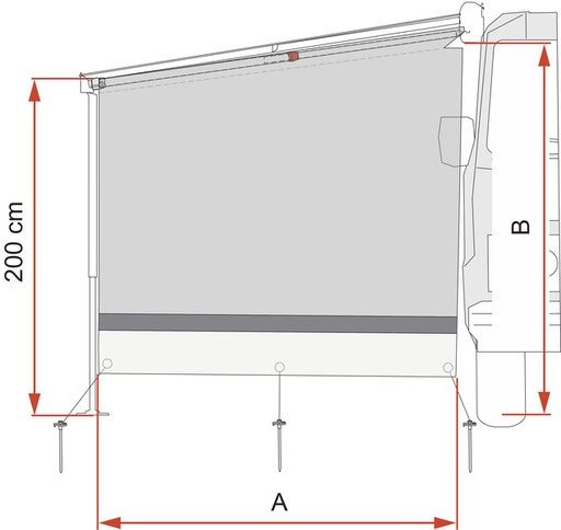 [REIMO-434923] F45s için Yan Panel 190 cm
