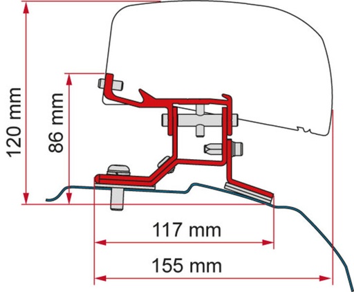 [REIMO-44339] F40van Bl için Adaptör Kiti