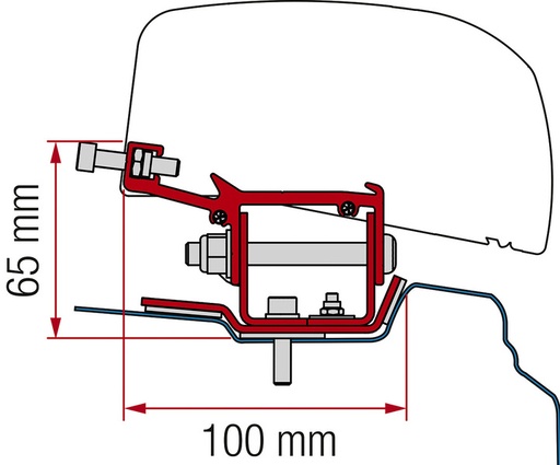 [REIMO-44349] F40van Bl için Adaptör Kiti