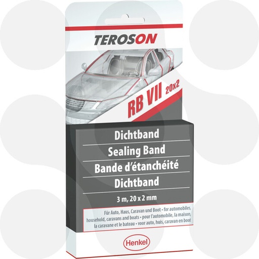 [REIMO-50107] Teroson Sızdırmazlık Bandı 20x2mm Beyaz 3m