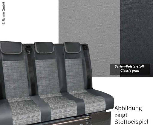 [REIMO-5040001] V3000 10 VW T5/6 Uzun Şasi KV Clima-Gri Koltuk