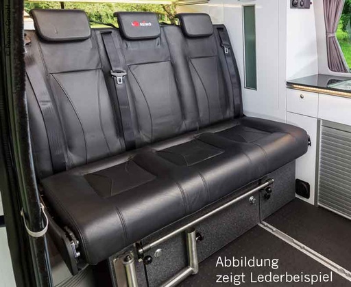 [REIMO-5040006] V3000 10 VW T5/6 Uzun Şasi Deri Döşeme Koltuk