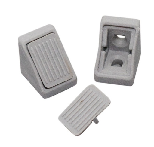 [REIMO-53235] Mobilya bağlantısı mini açık gri 10'lu paket blister