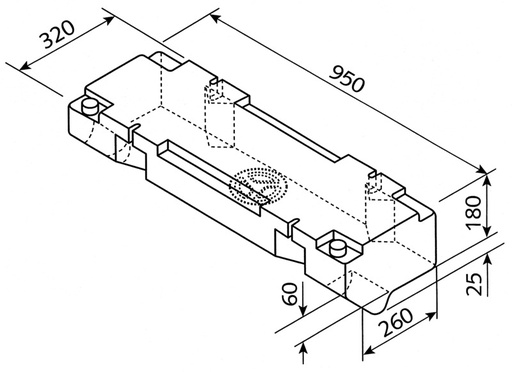 [REIMO-61000] Su Deposu VW T2 45L