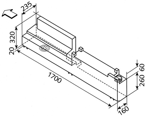 [REIMO-61047] Su Deposu Sprinter Kısa/Orta Sol