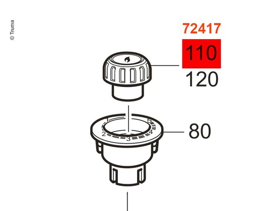 [REIMO-72417] S3004/S5004 İçin Döner Düğme